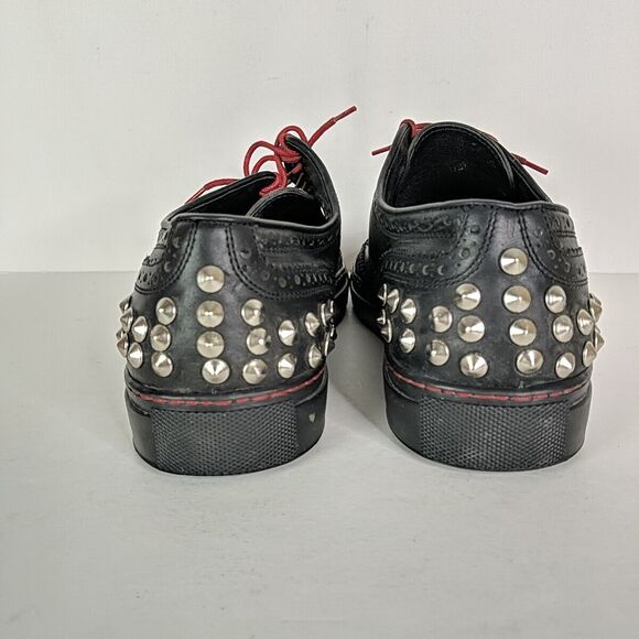 Creative Recreation X Barney's ZERILLI Black Wingtip Sneaker Will.I.Am Size 10 - Picture 7 of 10